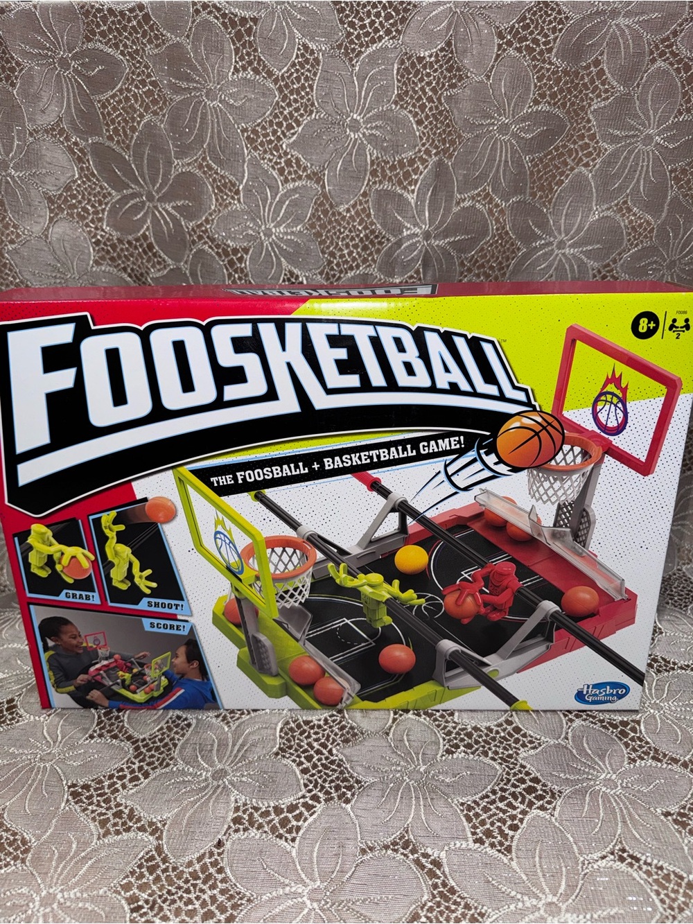 Hasbro Foosketball Game - Red, Yellow & Black Playset